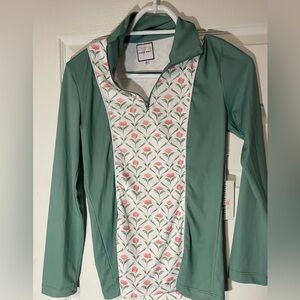 Catherine Wingate, NWT long sleeve lightweight Paul, long golf shirt. Women’s XS